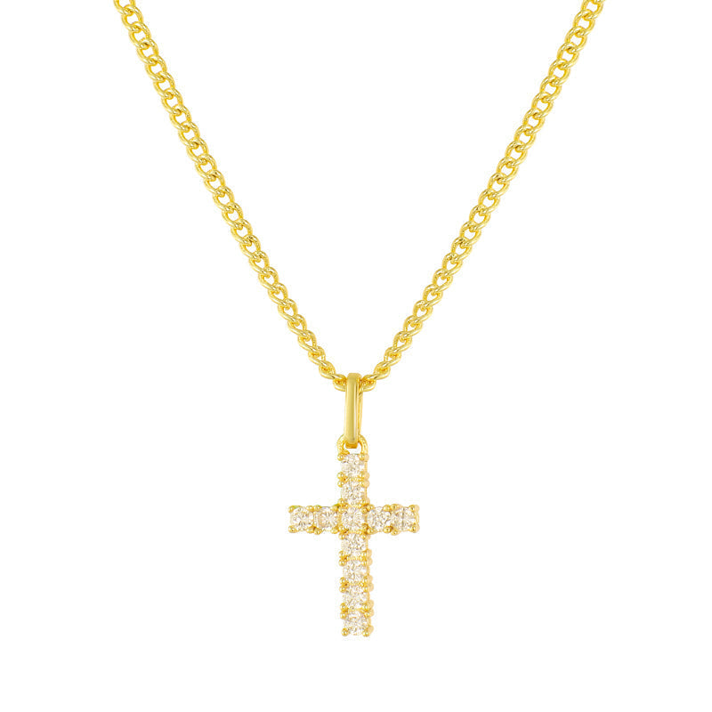 EXCLUSIV | Elegance Cross halskjede