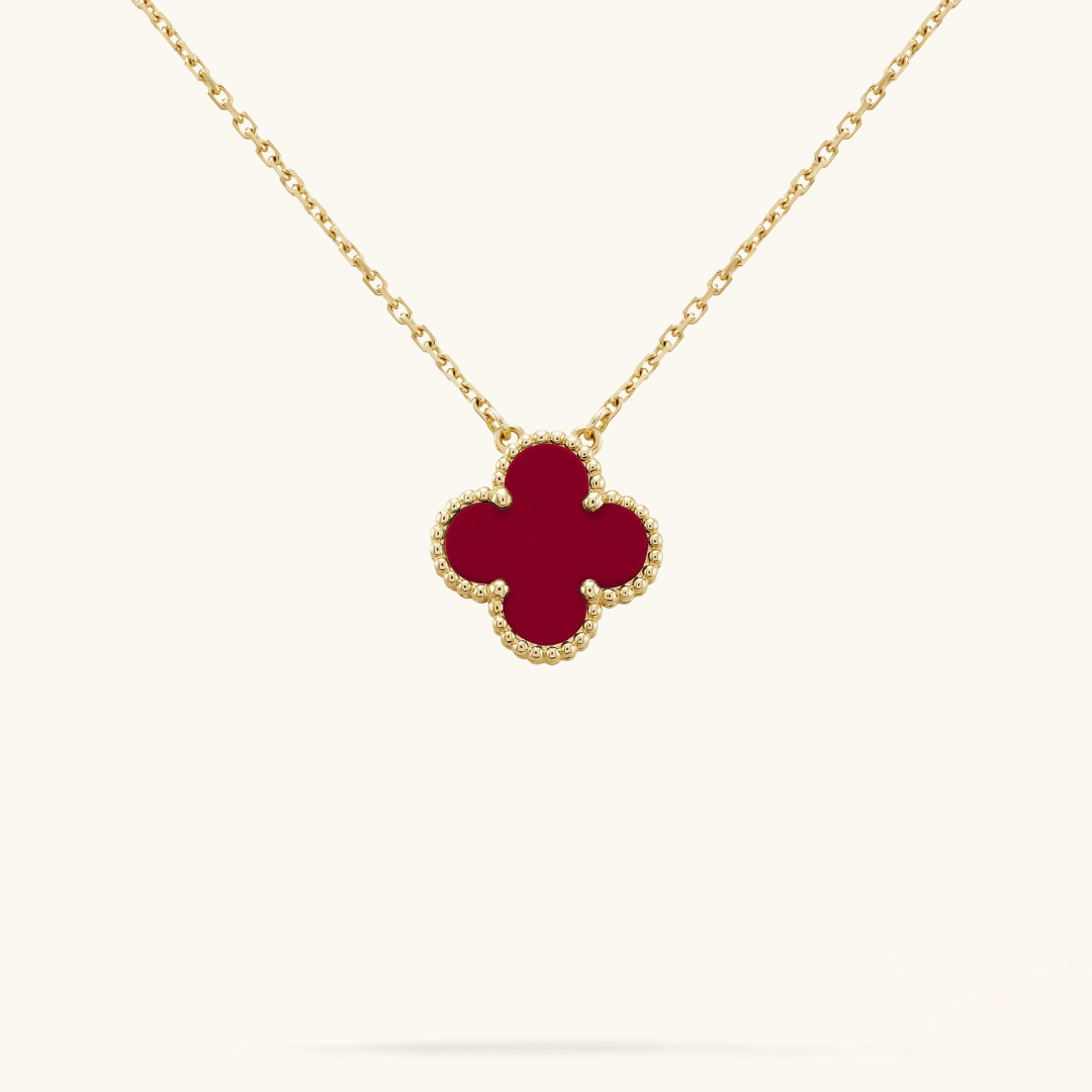 CLOVER | Rød Halskjede