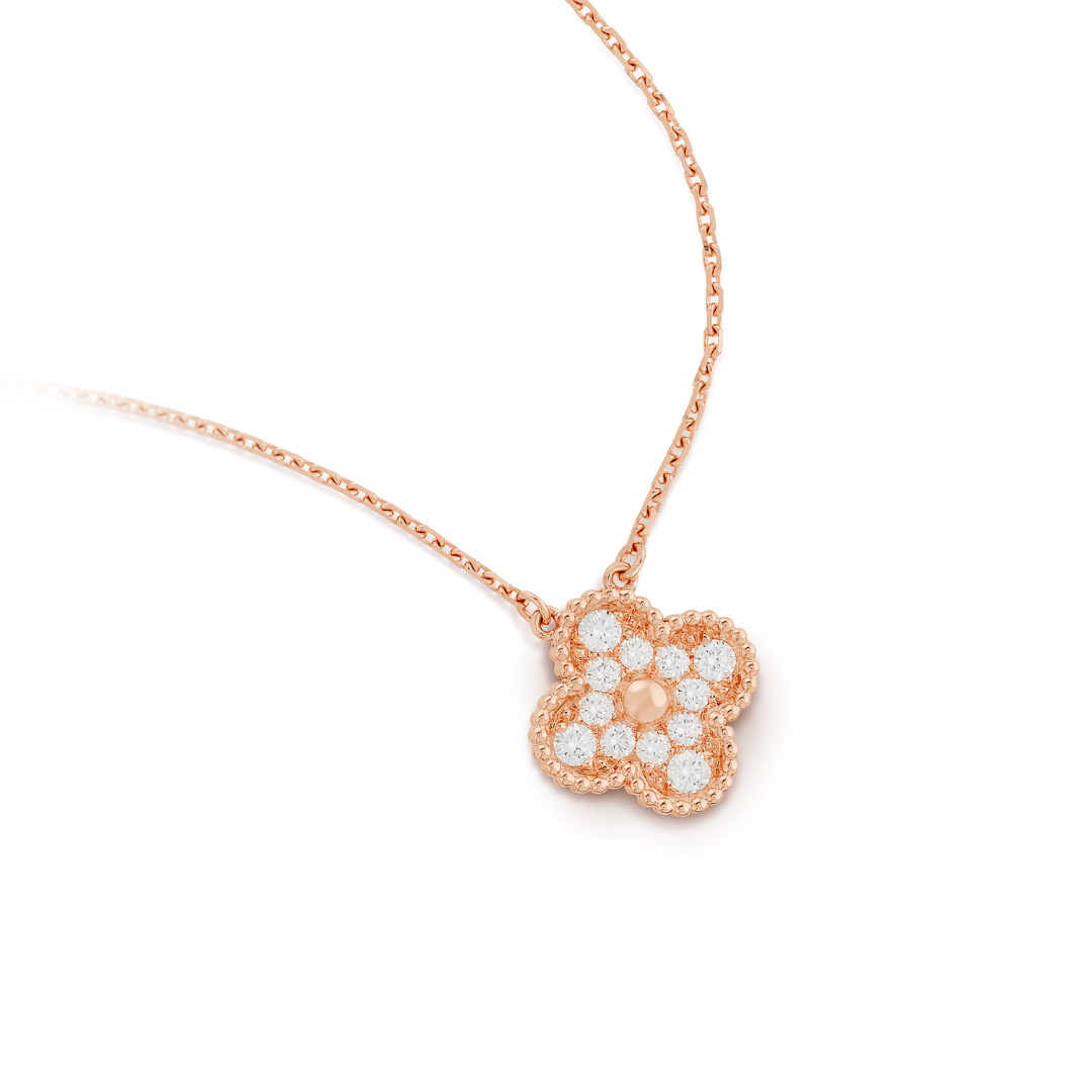 CLOVER | Rosa Halskjede Prestige