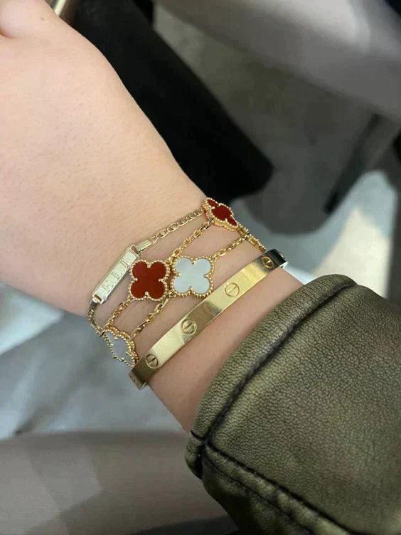 CLOVER | Rød Armbånd