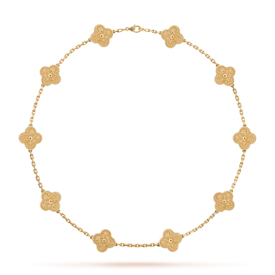 CLOVER | 10 Motive Gullhalskjede