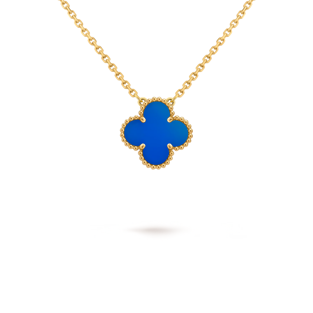 CLOVER | Blå Halskjede