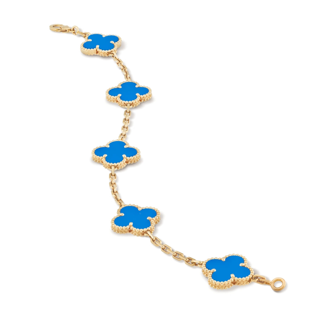 CLOVER | Blå Armbånd