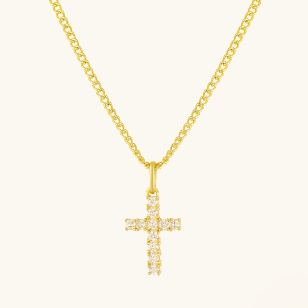 EXCLUSIV | Elegance Cross halskjede