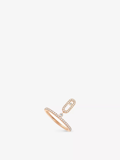 EKSKLUSIV | Chaira Dangling Ring Diamanté