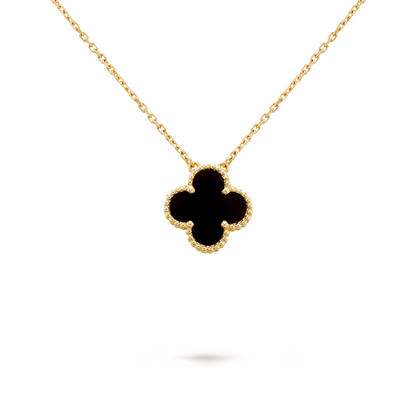 CLOVER | Svart Halskjede