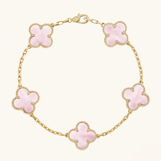 CLOVER | Rosa Armbånd