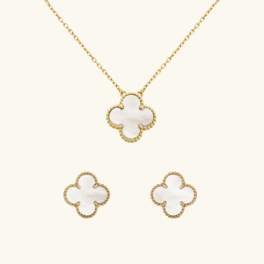 CLOVER | Gull Hvit 2-Bundle