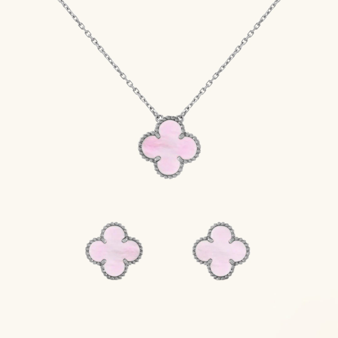 CLOVER | Rosa/Sølv 2-Bundle