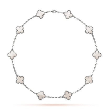 CLOVER | 10 Motiver Sølv Halskjede