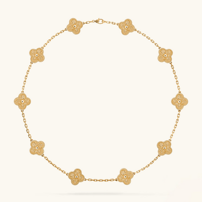CLOVER | 10 Motive Gullhalskjede