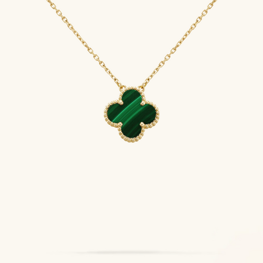 CLOVER | Grønn Halskjede