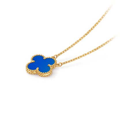 CLOVER | Blå Halskjede