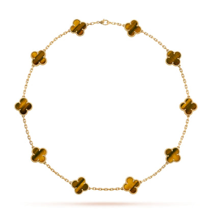 CLOVER | 10 Motive Tiger Halskjede