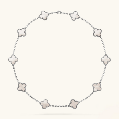 CLOVER | 10 Motiver Sølv Halskjede