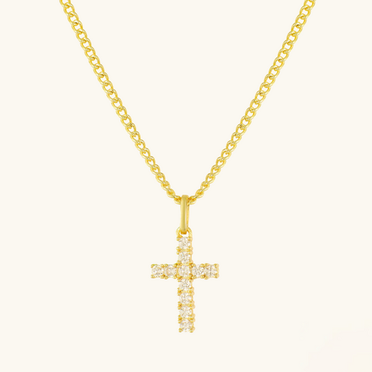 EXCLUSIV | Elegance Cross halskjede